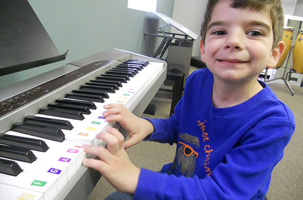 Jonah Plays Keyboard- Shining Star Blog | Coast Music Therapy