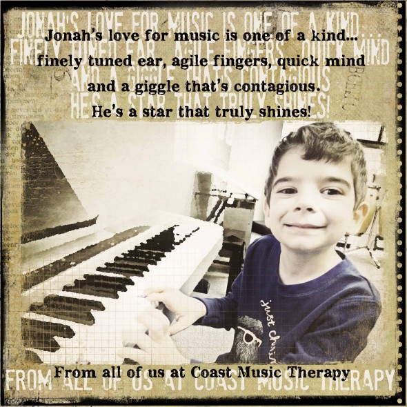 Jonah- Shining Star Award | Coast Music Therapy